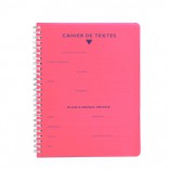 Cahier de textes - Polypro - 170 x 220 mm : CLAIREFONTAINE