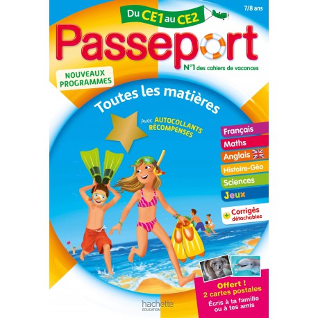 Passeport Toutes les matières De CE1 au CE2 ( 9782017865230 )