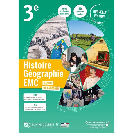 Histoire-géographie EMC 3e édition 2021 (9782377609192)
