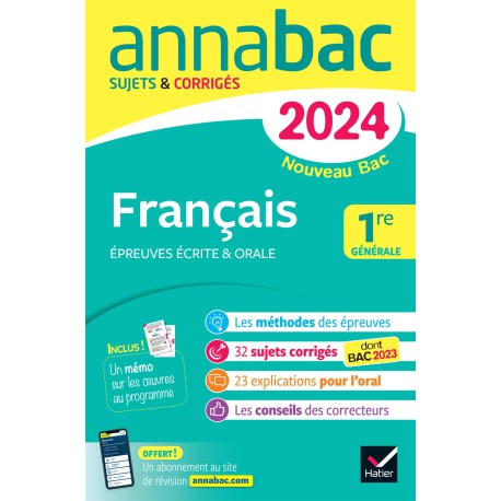 Annales du bac 2024 ( 9782278105762 )