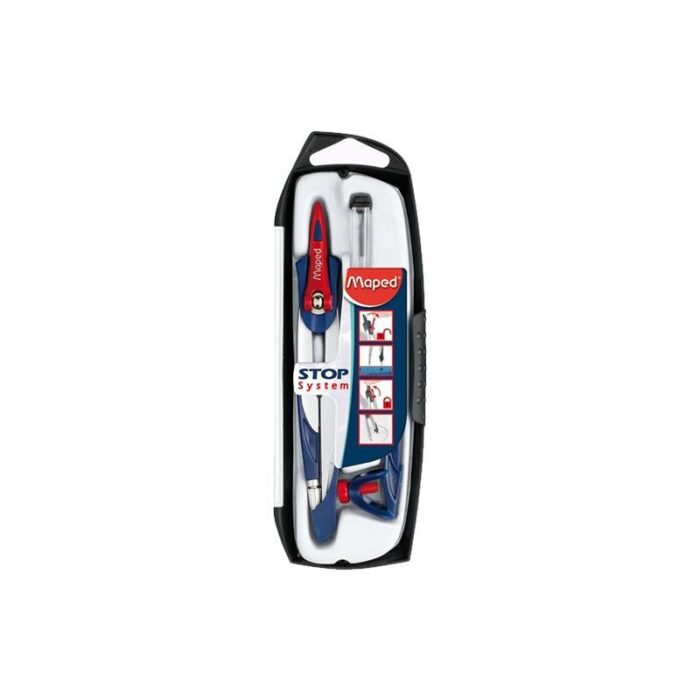 Compás Maped Stop System con adaptador