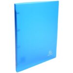 Carpeta Exacompta A4 de 4 anillas de 15 mm, Polipropileno Transparente