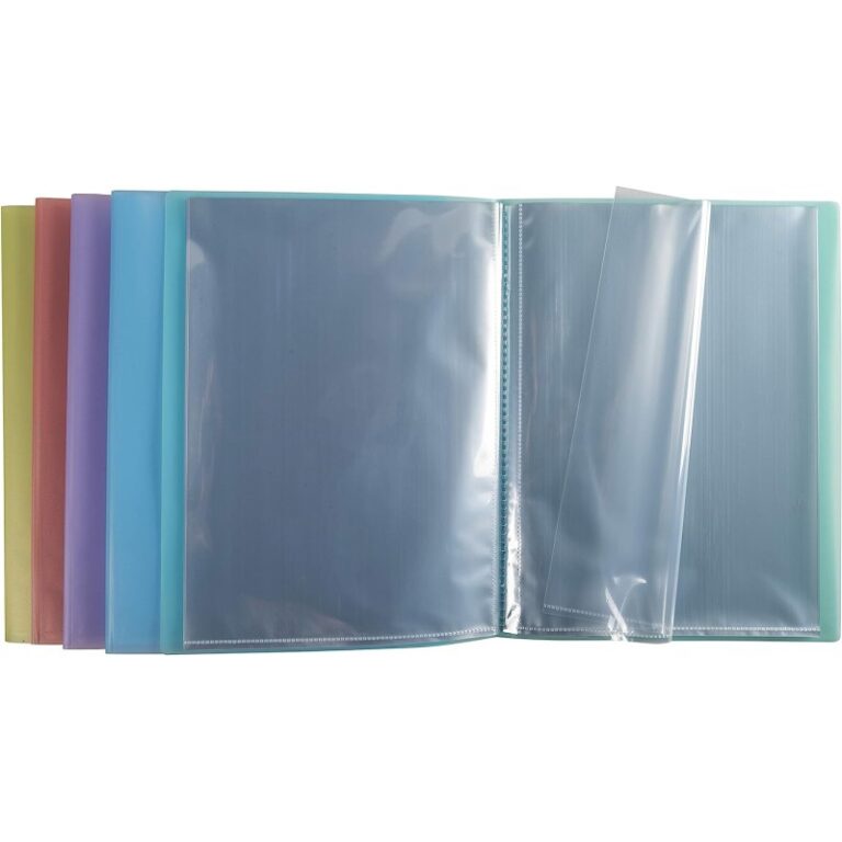 Carpeta de 30 fundas Cromaline A4 Pastel