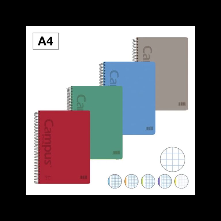 Bloc A4 120h 90gr T. PP Cuadrícula 5 mm