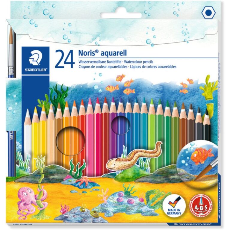 Lápices de colores Acuarelables 24 uds
