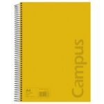 Cuaderno A4 80h tapa polipropileno 90gr pauta 3.5