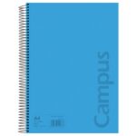 Cuaderno A4 80h tapa polipropileno 90gr pauta 3.5