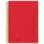 Cuaderno A4 80h tapa polipropileno 90gr pauta 3.5