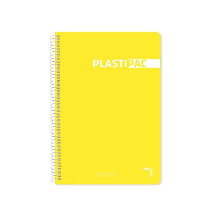 Bloc Espiral Folio Plastic Cuadrícula 5x5 80h 90gr