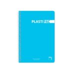 Bloc Espiral Folio Plastic Cuadrícula 5x5 80h 90gr