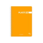 Bloc Espiral Folio Plastic Cuadrícula 5x5 80h 90gr