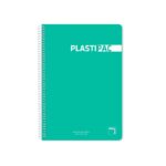 Bloc Espiral Folio Plastic Cuadrícula 5x5 80h 90gr
