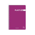 Bloc Espiral Folio Plastic Cuadrícula 5x5 80h 90gr