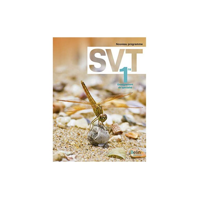 SVT-1ère enseignement de spécialité (9791035804121)