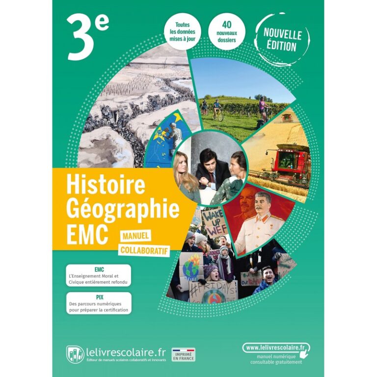 Histoire-géographie EMC 3e édition 2021 (9782377609192)