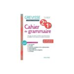 cahier de grammaire 2de / 1re Grevisse ( 9782210117419 )