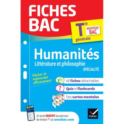 Humanités Littérature Philosophie : Terminale - Livre élève - Ed. 2020 (9782017088080 )