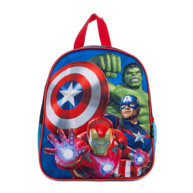 Mochila de guarderia 3D Marvel Avengers ( Con Botella Incluida )
