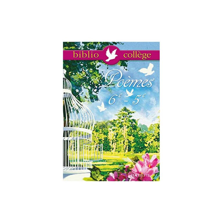 Poèmes 6ème-5ème ( 9782011684189 )