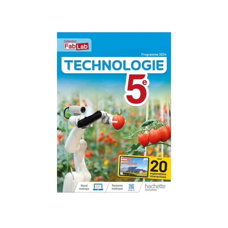 Technologie 5ème Programme 2024 9782017875482