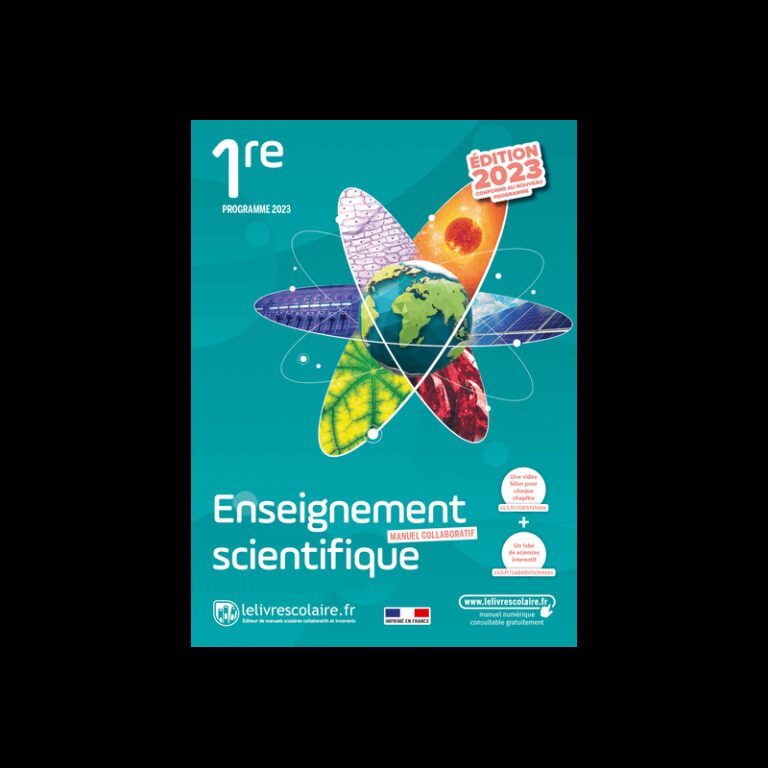 Enseignement scientifique 1re - Manuel, édition 2023 9791040006268